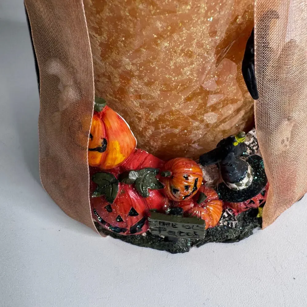 Set of 2 Vintage Kohls Halloween Candles Ghosts Pumpkins Rare